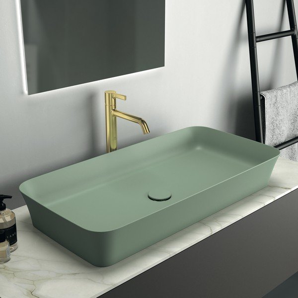 Iš keramikos praustuvas žalios spalvos 80x40 cm Ipalyss – Ideal Standard-image-1