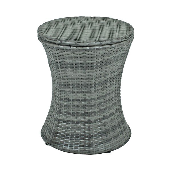 Iš dirbtinio rotango apvalios formos sodo baro stalas ø 45 cm Mumbai – Garden Pleasure