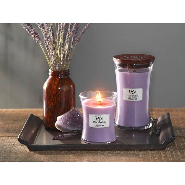 Kvapioji žvakė su levandų aromatu WoodWick, 55 valandų degimo trukmė-image-1