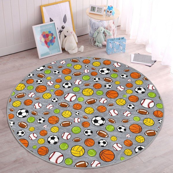 Vaikiškas kilimas ø 80 cm Comfort – Mila Home-image-2
