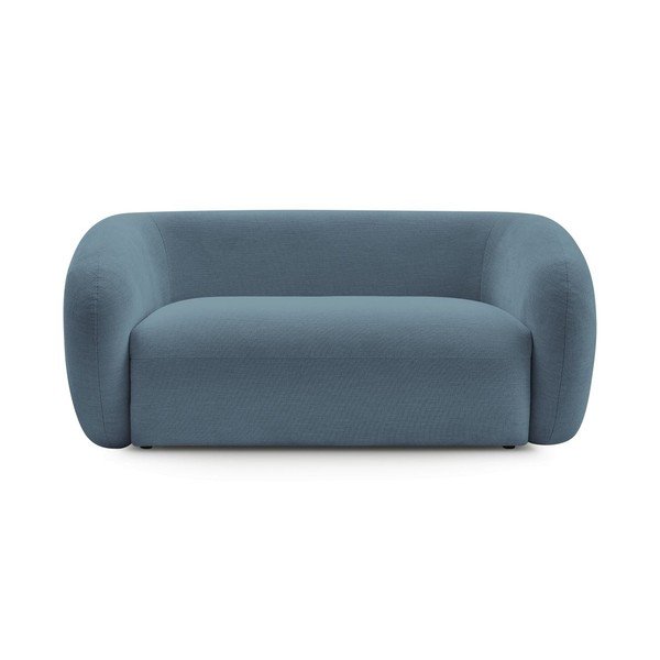 Mėlynos spalvos sofa iš šenilinio audinio 160 cm Celine – Bobochic Paris