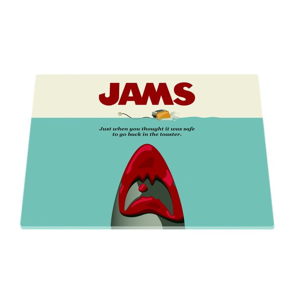 Stiklo pjaustymo lenta "Jams Movie Jaws", 30x40 cm
