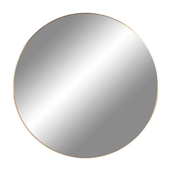 Sieninis veidrodis su aukso spalvos rėmu House Nordic Jersey, ø 60 cm