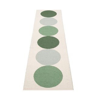 Žalios spalvos/kreminės spalvos lauko kilimas 70x280 cm Otto Herb – Pappelina
