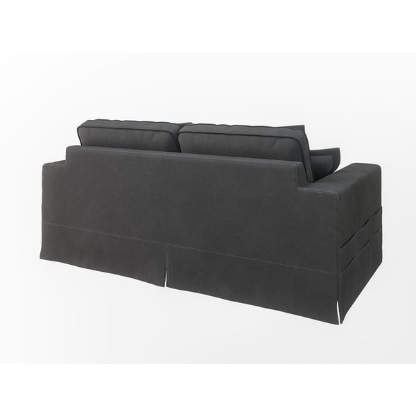 Antracito spalvos sofa 196 cm Nora – Ropez-image-4