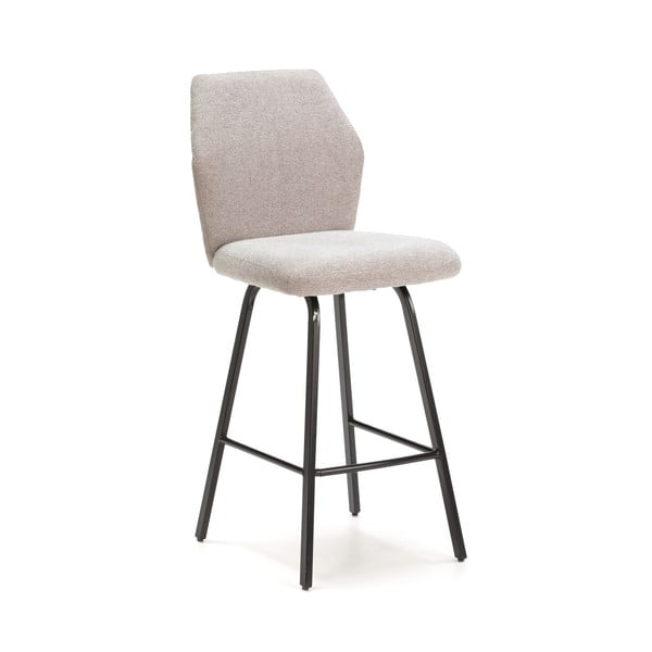 Šviesiai pilkos spalvos baro kėdės, 4 vnt., 65 cm Bei - Marckeric