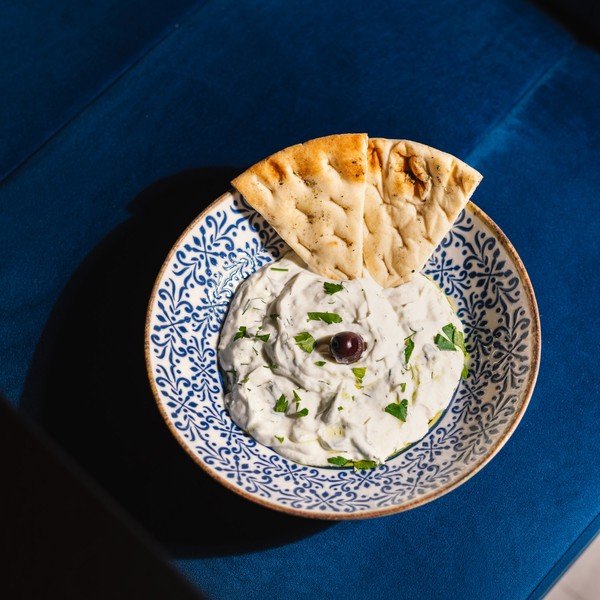 Skirta sriubai baltos spalvos/mėlynos spalvos iš porceliano  mažas dubuo 1 l Azul – BonBistro-image-1