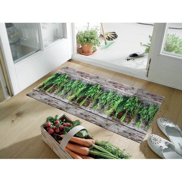 Rudai žalias kilimas Floorita Aromatica, 58 x 280 cm-image-1