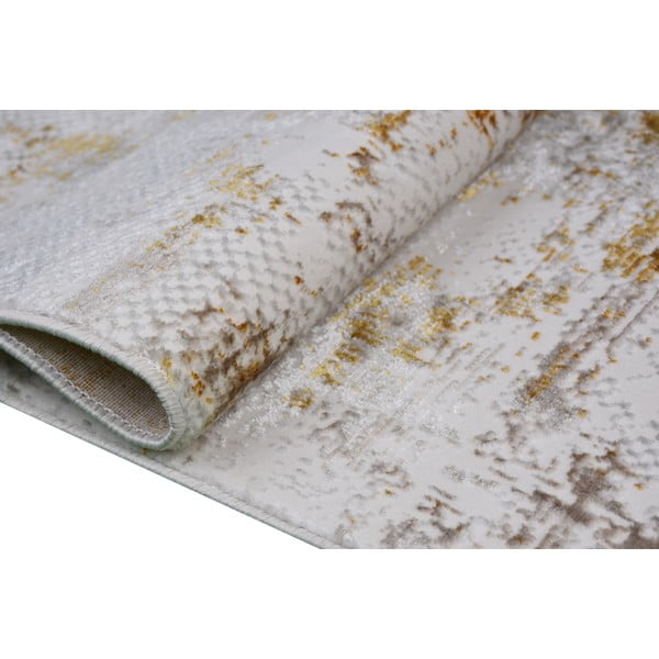Skalbiamas kilimas kreminės spalvos/auksinės spalvos 120x180 cm Gold – Vitaus-image-2