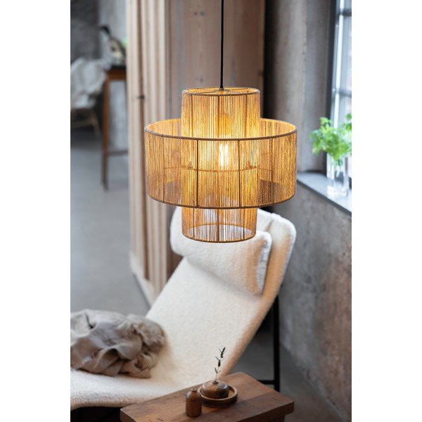 Kabantis šviestuvas natūralios spalvos ø 40 cm iš džiuto Soga – Markslöjd-image-1