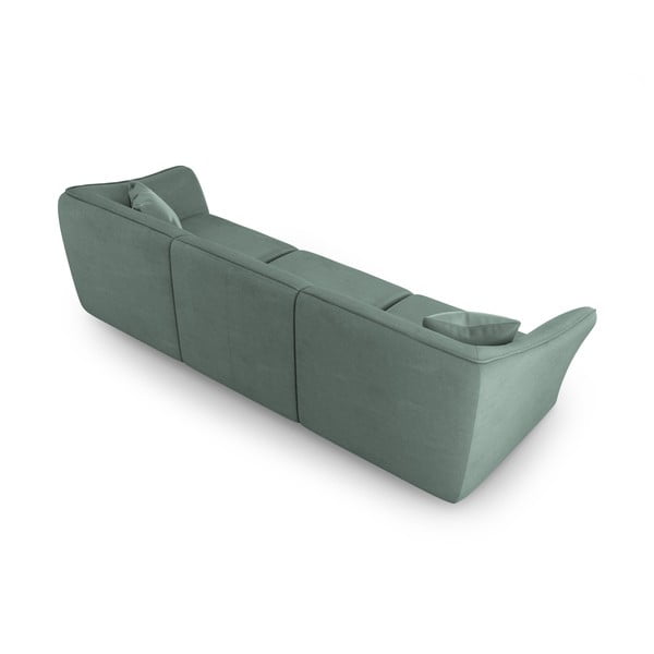 Iš boucle sofa turkio spalvos 292 cm Tokyo – Cosmopolitan Design-image-2
