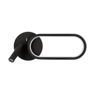 Juodos spalvos sieninė lempa LED Monet – Candellux Lighting