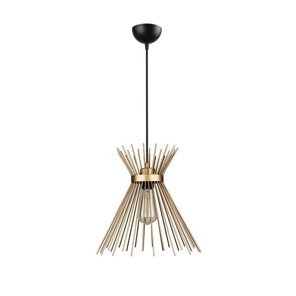 Aukso spalvos metalinis pakabinamas šviestuvas Izmir - Squid Lighting-image-2