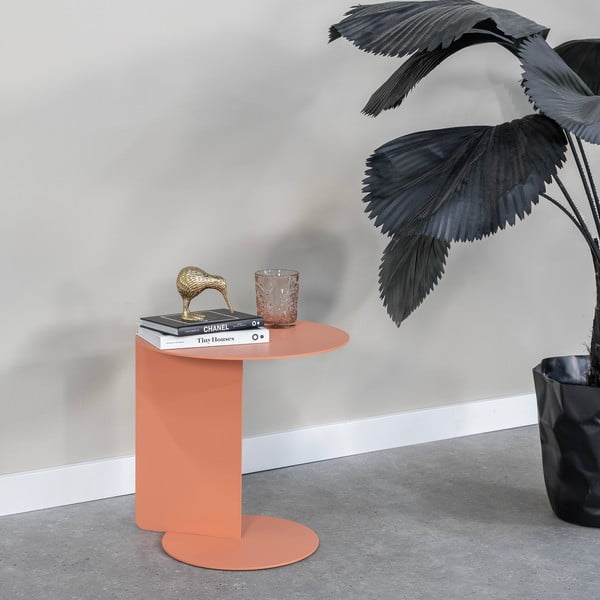 Iš metalo apvalios formos šoninis stalas ø 40 cm Salsa – Spinder Design-image-1