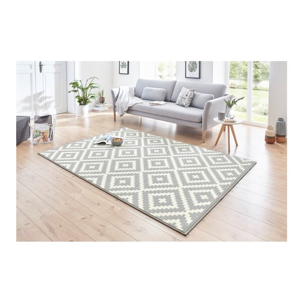Pilkos ir kreminės spalvos kilimas Hanse Home Celebration Native, 120 x 170 cm-image-1