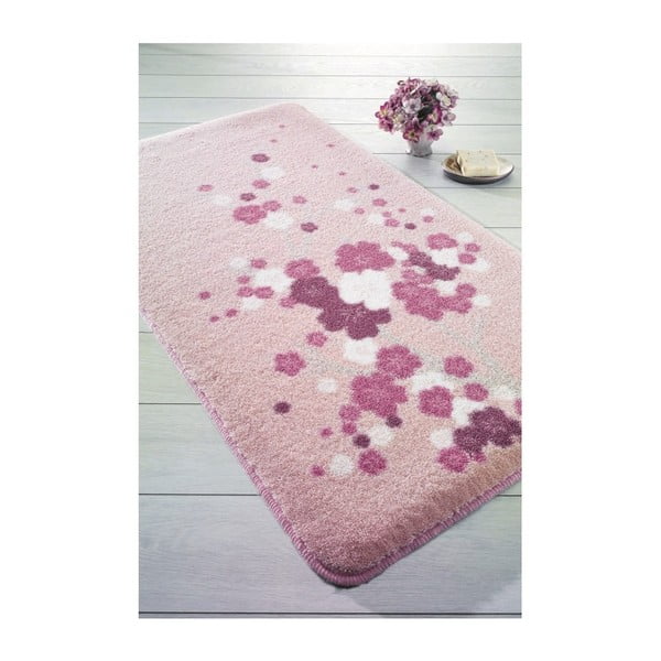 Rožinis vonios kilimėlis Confetti Bathmats Spray, 100 x 160 cm