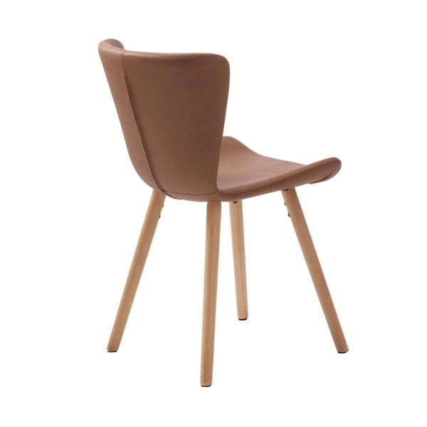 Rudos spalvos iš metalo valgomojo kėdės 2 vnt. Teslin – Unique Furniture-image-4