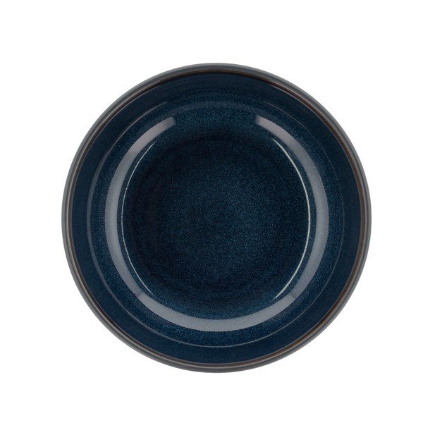 Skirta ramenui juodos spalvos/mėlynos spalvos iš akmens masės mažas dubuo Gastro Dark Blue/Black – Bitz-image-1