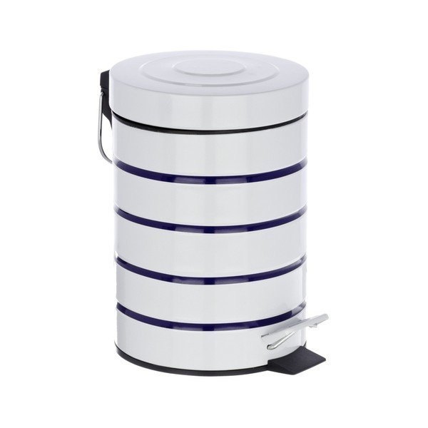 Baltos ir mėlynos spalvos "Wenko Marine" šiukšliadėžė, 3 l-image-1