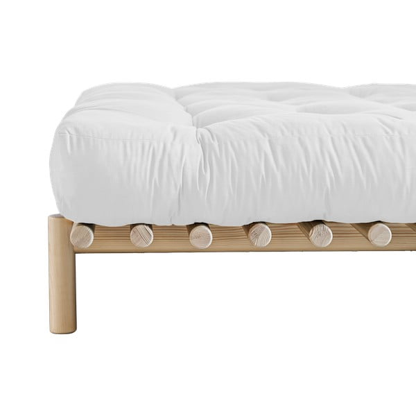 Pušies medienos lovos rėmas Karup Design Pace Natural, 180 x 200 cm-image-4