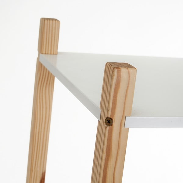 Vaikiška knygų spinta baltos spalvos 60x76 cm – Casa Selección-image-3