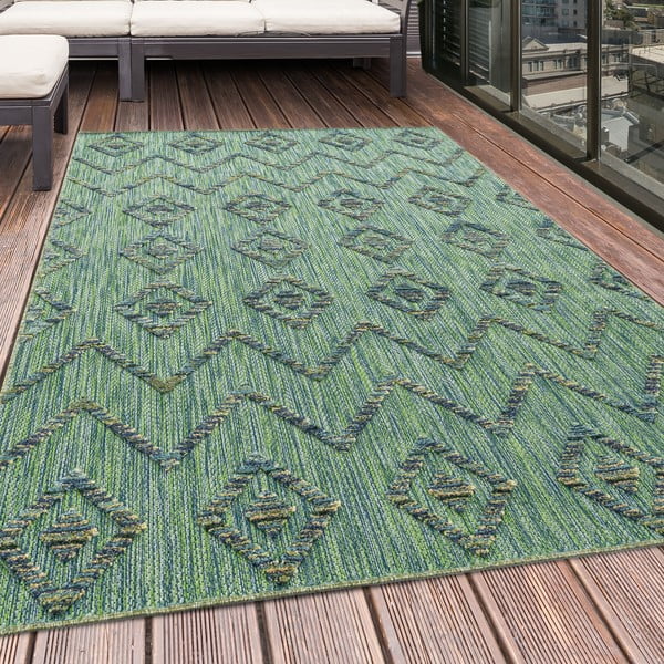 Lauko kilimas žalios spalvos 80x250 cm Bahama – Ayyildiz Carpets-image-1