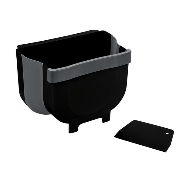 Juoda pakabinama šiukšlių dėžė Wenko Black Outdoor Kitchen Fago, 5 l-image-2