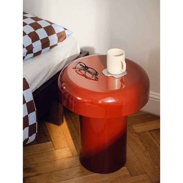 Iš plieno apvalios formos šoninis stalas ø 40 cm Miko – noo.ma-image-1