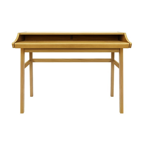Paslepiamas rašomasis stalas iš ąžuolo 44x115 cm Carteret – Woodman