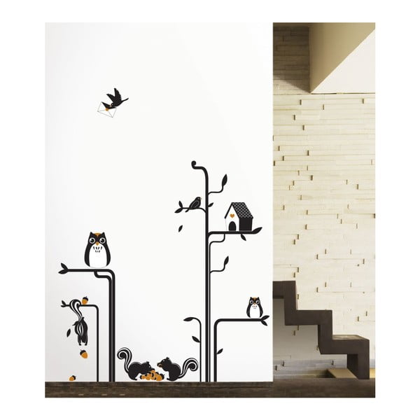 Sienų lipdukas Ambiance Friends of the Trees-image-2