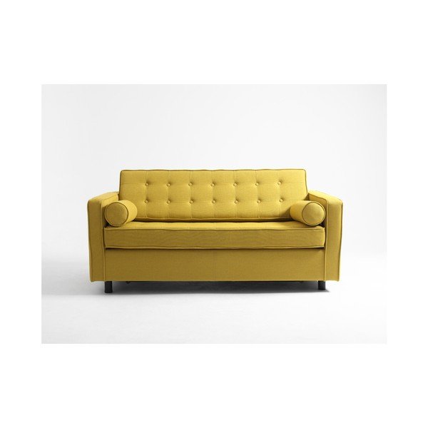 Geltona dviejų vietų sofa-lova Custom Form Topics-image-1