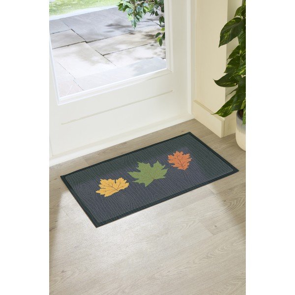 Grindų kilimėlis 40x70 cm Autumn Leaves on Green – Artsy Doormats-image-3