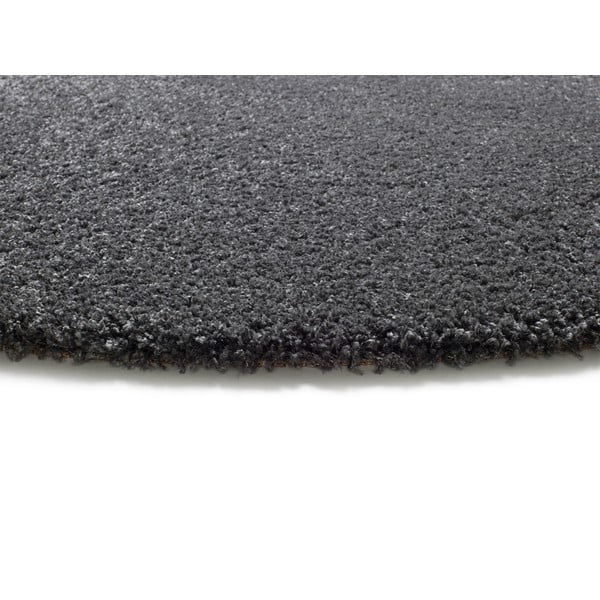 Apvalios formos kilimas antracito spalvos ø 130 cm Norge – Universal-image-2