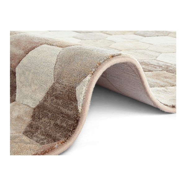 Rudos ir kreminės spalvos kilimas Elle Decoration Arty Manosque, 80 x 150 cm-image-2