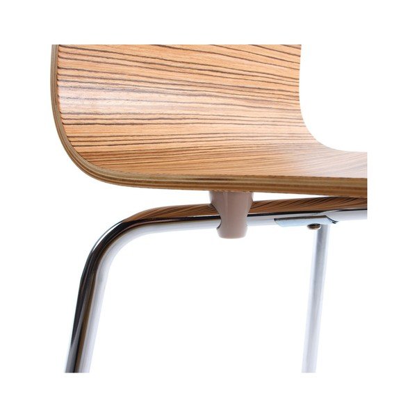 Valgomojo kėdė su sėdyne iš šviesaus medžio "Kokoon Classic Zebrano-image-4