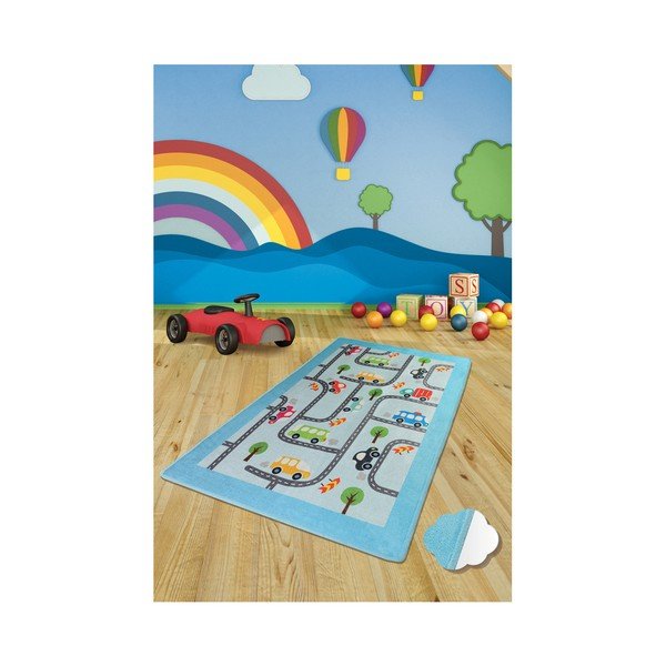 Vaikiškas kilimas Baby Cars, 100 x 160 cm-image-1