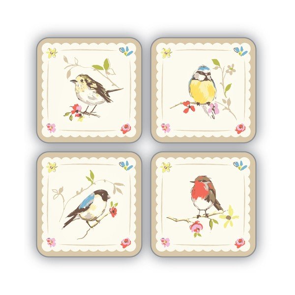 4 "Cooksmart ® Dawn Chorus" padėkliukų rinkinys
