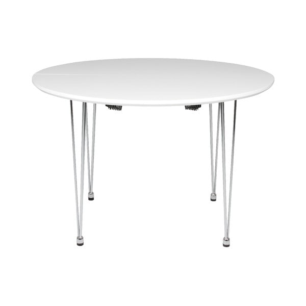 Baltas valgomojo stalas "Actona Belina", 160 x 110 cm