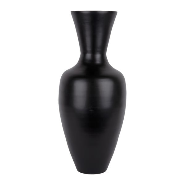 Aukšta vaza juodos spalvos iš bambuko Neto   – PT LIVING