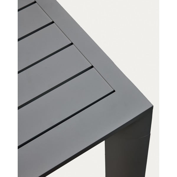 Iš aliuminio sodo valgomojo stalas 77x150 cm Culip – Kave Home-image-3