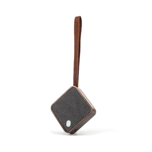 Tamsiai ruda juoda Bluetooth kolonėlė Gingko Square-image-1