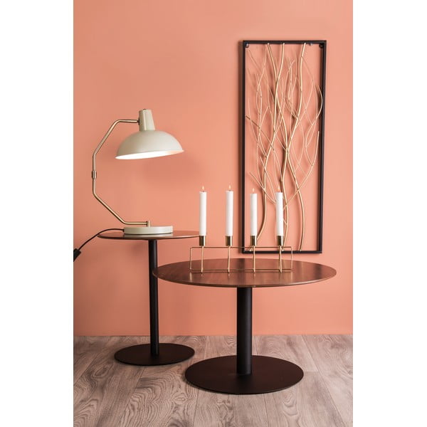 Aukso spalvos žvakidė 4 žvakėms, PT LIVING, 40 cm ilgio-image-1