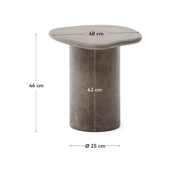 Sodo šoninis staliukas 48x47 cm Macarella – Kave Home-image-4