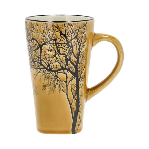 Iš akmens masės puodelis geltonos spalvos 500 ml Hela – Villa Collection