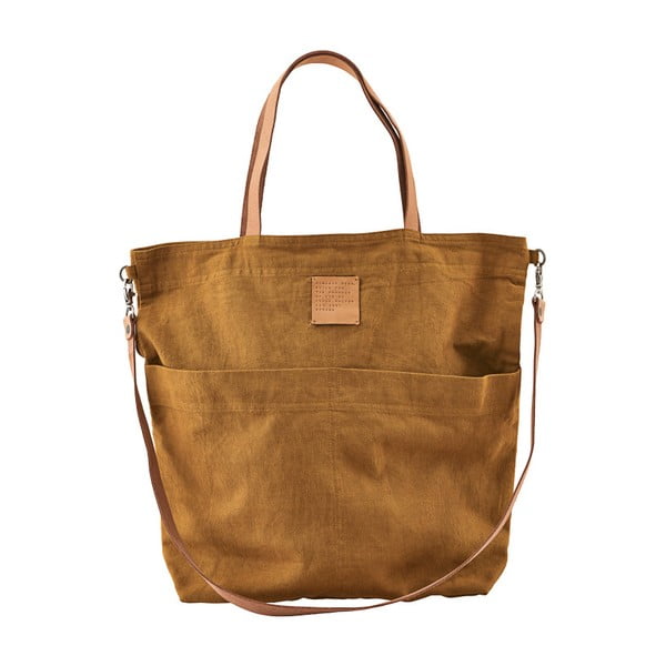 Garstyčių rudos spalvos "House Doctor Solid Bag" krepšys