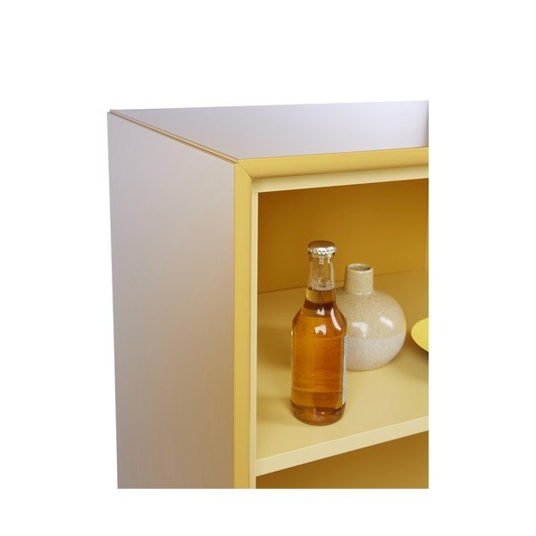 Geltonos spalvos komoda Tom Tailor Color Box, 114 x 137 cm-image-1