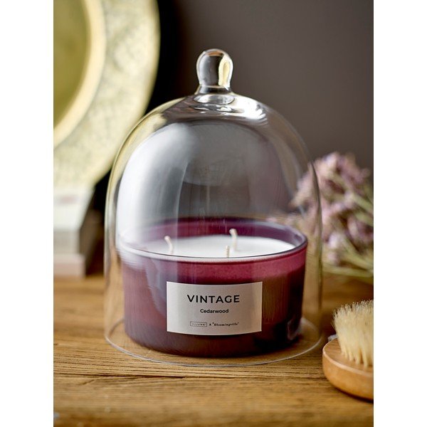 Aromatinė žvakė degimo laikas 25 h Vintage Cedarwood – ILLUME x Bloomingville-image-1