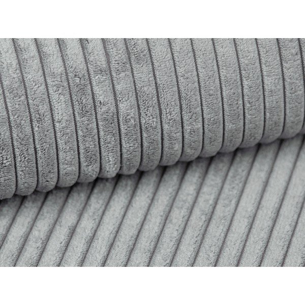 Šviesiai pilkos spalvos taburetė iš kordinio velveto Campi – Cosmopolitan Design-image-2