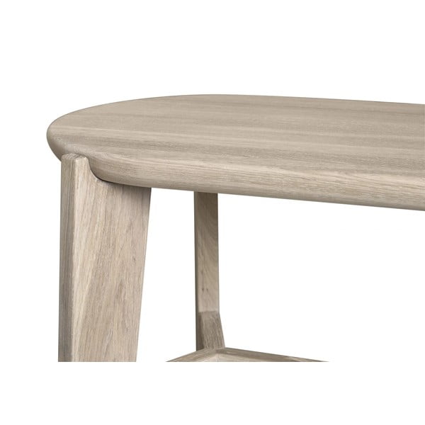 Ąžuolo masyvo taburetė natūralios spalvos Eli – Blomus-image-2