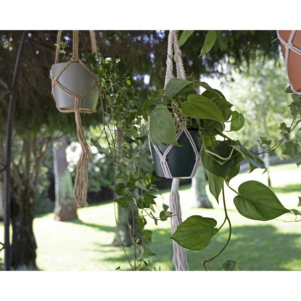 Iš tekstilės grandinėlė gėlių vazonams ø 10 cm (aukštis 120 cm) Macramé – Artevasi-image-2